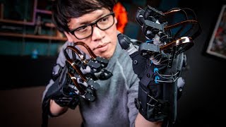 HandsOn with HaptX VR Haptic Gloves [upl. by Ardnusal]