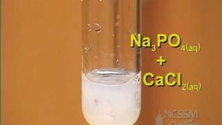 Double Displacement CaCl2 and Na3PO4 [upl. by Lexis]