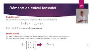 Cours 1  Calcul indiciel et tensoriel [upl. by Eelam68]