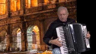 Italian Medley Quando Amore Volare Sorrento Lee Terry Meisinger Accordion Aakkordeon Akordeon [upl. by Nosemyaj]