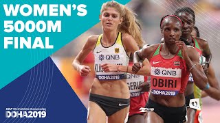 Womens 5000m Final  World Athletics Championships Doha 2019 [upl. by Niai674]