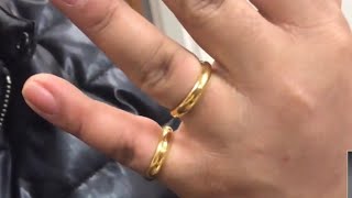 How to make pure gold ring [upl. by Etnoled607]