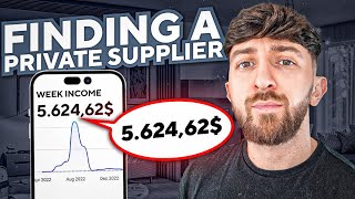 How to Find a Private Supplier for Dropshipping 2024 [upl. by Ilyse]