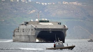 US Navys Expeditionary Fast Transport EPF [upl. by Gessner]