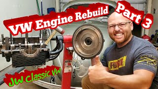 How to Rebuild a VW AirCooled Engine quotPART 3quot Bearing Fitment  JW Classic VW [upl. by Atnek]