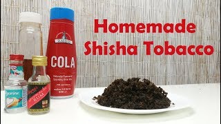 Homemade Shisha Tobacco  Rum and cola flavor [upl. by Ecneitap]