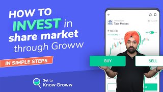 How to Invest in stock market for Beginners  Groww app kaise use kare  Buy amp Sell Shares on Groww [upl. by Ahsatal]