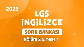 LGS İngilizce Soru Bankası Ünite 03 Test 01 [upl. by Wonacott]