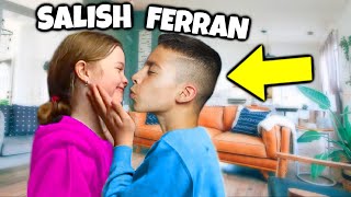 Salish amp Ferran KISSED ON CAMERA SHOCKING [upl. by Eelaroc]