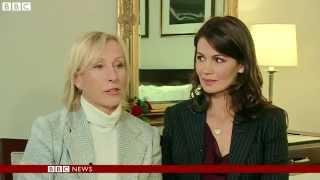 Tennis star Martina Navratilova marries partner Julia [upl. by Filip]