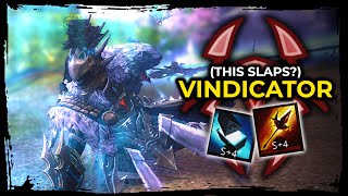 Guild Wars 2 The VINDICATOR Review Thoughts Builds amp Tips [upl. by Iatnohs]