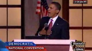 CSPAN Sen Barack Obamas Full Speech to the DNC [upl. by Marius926]