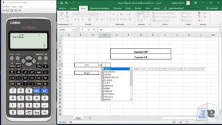 Como Poner Base Logaritmo Neperiano en Excel Excel [upl. by Maddy]