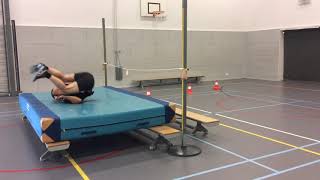 Gymles Atletiek 4 Hoogspringen 2 Fosbury Flop [upl. by Lain]