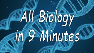 All of Biology in 9 minutes [upl. by Ellekim437]