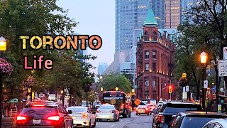 Toronto life Downtown Toronto Ontario Canada 4K [upl. by Ecirum]