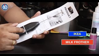 IKEA MILK FROTHER Review amp Battery Installation [upl. by Acirretal55]