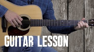 Johnny Cash Style Rhythm and Fills  Easy Country Guitar Lesson [upl. by Akeyla]