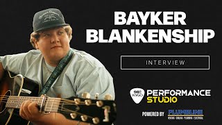 Bayker Blankenship  Interview  KYGO Performance Studio [upl. by Ethyl]