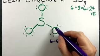 Lewis Structure of SO3 Sulfur Trioxide [upl. by Ahsemak]