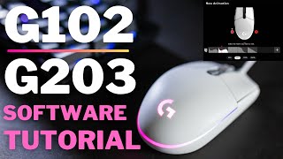 Logitech G102G203 Mouse GHUB Quick Tutorial Software [upl. by Milla]