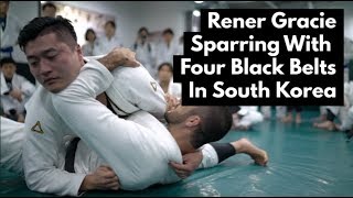 Rener Gracie vs 4 Korean Black Belts [upl. by Freud568]