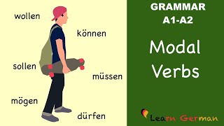 Learn German  German Grammar  Modalverben  Modal verbs  A1 [upl. by Dionysus554]