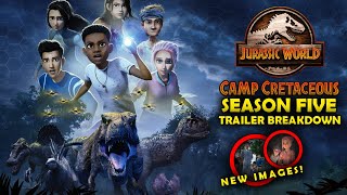 OFFICIAL TRAILER BREAKDOWN  SEASON 5 CAMP CRETACEOUS FULL TRAILER  Jurassic World [upl. by Leuqram905]