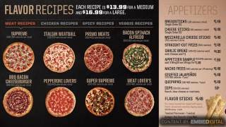 Pizza Hut  DineIn Menu 2 [upl. by Lamont]