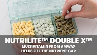 Double X Multivitamin Helps Fill the Nutrient Gap  Amway [upl. by Larue]