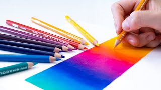 How to BLEND COLORED PENCILS For Beginners Prismacolor Tutorial [upl. by Atnas]