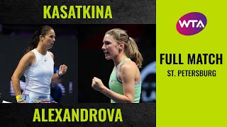 Daria Kasatkina vs Ekaterina Alexandrova  Full Match  2020 St Petersburg Round of 32 [upl. by Desberg]