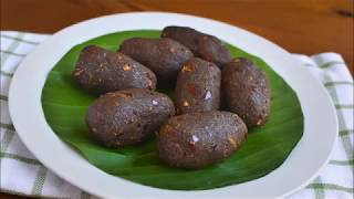 THOIDING ASUBA MATUM  TRADITIONAL MANIPURI CONDIMENT  GRINDED PERILLA SEED BALLS [upl. by Lucania]