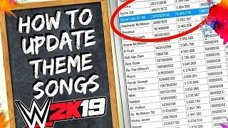 WWE 2K19 How to Install New Custom Theme Music [upl. by Zia]