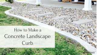 How to Make a Concrete Landscape Curb [upl. by Northway]