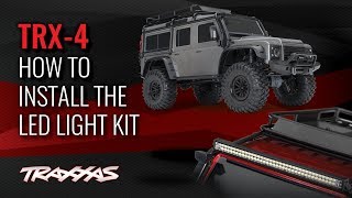 How to Install the LED Light Kit  TRX4 Land Rover Defender [upl. by Eivla]