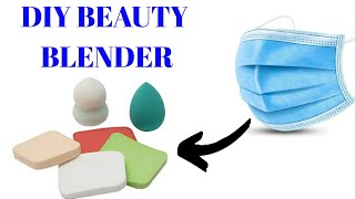 HOW TO MAKE BEAUTY BLENDER AT HOMEhow to make beauty blenderdiy makeup beauty blenderblender [upl. by Wivinia443]