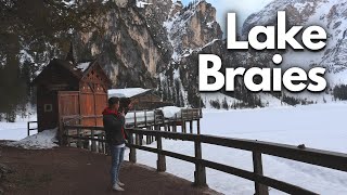 Pragser WildseeLago di Braies The Most Beautiful Lake in Italy [upl. by Luapnaej763]