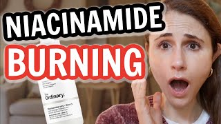 Why NIACINAMIDE BURNS amp CAUSES REDNESS Dr Dray [upl. by Marie-Ann]