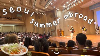 seoul vlog  moving in orientation live octopus palaces hanyang university  study abroad [upl. by Kieran354]