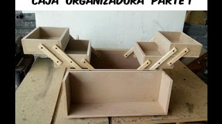 Caja organizadora o cosmetiquera de MDF [upl. by Larrisa704]