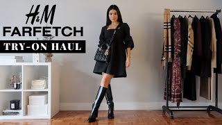 HOLIDAY OUTFITS HAUL FARFETCH HampM  VLOGMAS DAY 4  Samantha Guerrero [upl. by Findlay640]