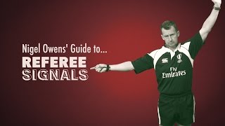 Nigel Owens Guide to Rugby Referee Signals [upl. by Poulter]