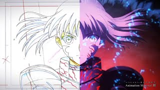 Heavens Feel  III Spring Song  Rider vs Saber Alter「Animation Production Material」 [upl. by Saundra]