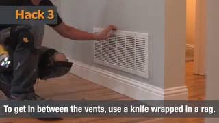 How To Clean Air Vents  Home Hacks [upl. by Cooper]