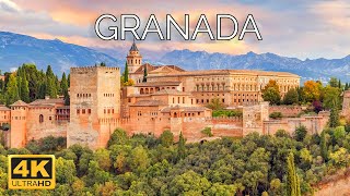 Granada Spain 🇪🇸  4K Drone Footage [upl. by Lemrej]