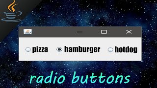 Java radio buttons 🔘 [upl. by Nedah]