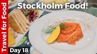 Swedish Food in Stockholm MeltInYourMouth Dill Cured Salmon [upl. by Malinin]