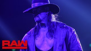 The Undertaker sends a chilling message to Goldberg Raw June 3 2019 [upl. by Lleneg]