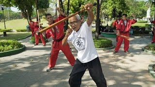 FIGHTING STICKS OF ARNIS by grandmaster Rodel Dagooc [upl. by Ardyaf605]